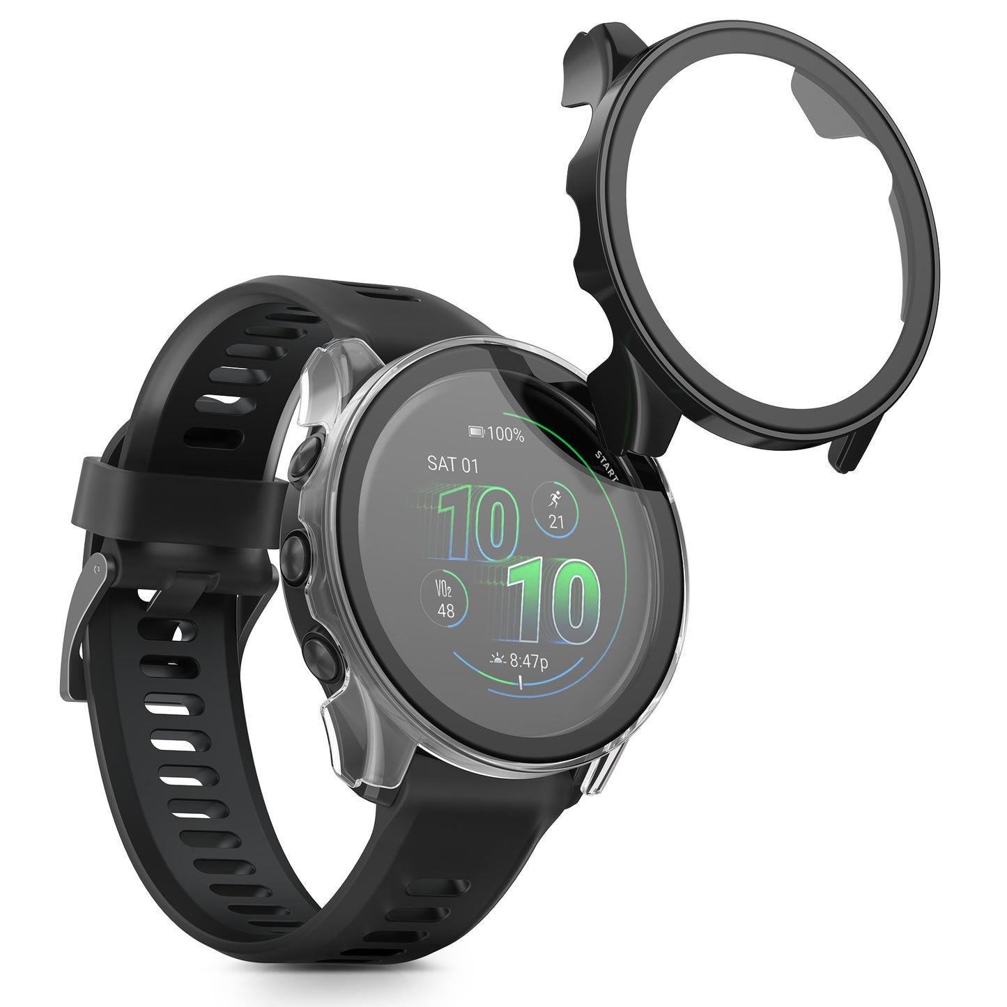 2x Hülle für Garmin Forerunner 570 42mm