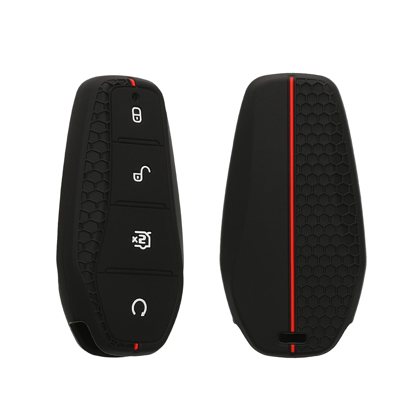 kwmobile Autoschlüssel Schutzhülle kompatibel mit BYD Atto 3 / Sealion / Han / Tang / Dolphin / Seal Hülle - Schlüsselhülle