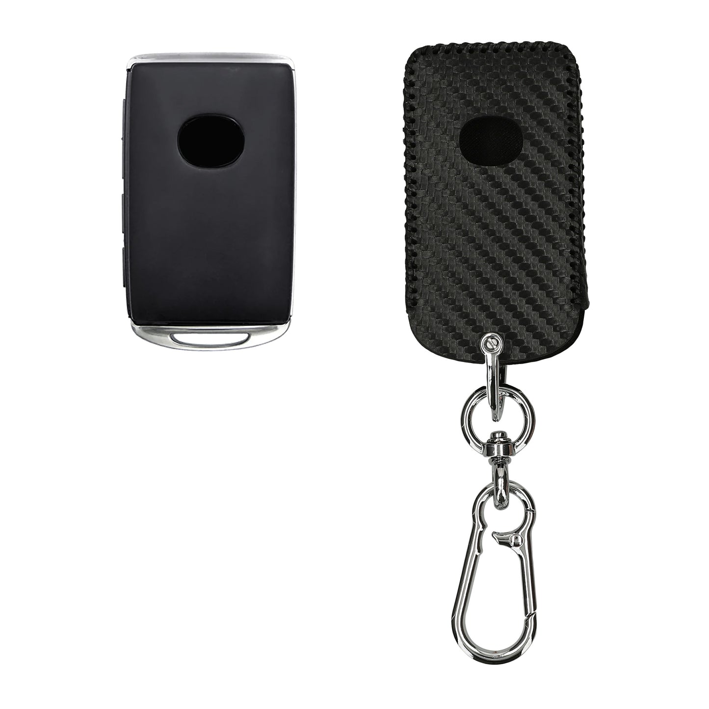 kwmobile Autoschlüssel Hülle kompatibel mit Mazda 3-Tasten CX30 CX50 CX60 CX90 MX-30 Cover - Schlüsselhülle mit Schlüsselring