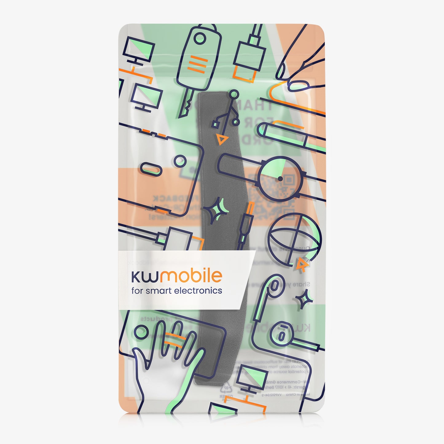 kwmobile Bügelpolster kompatibel mit Logitech H800 Over Ear Kopfhörer Ersatz Kopfbügel Polster