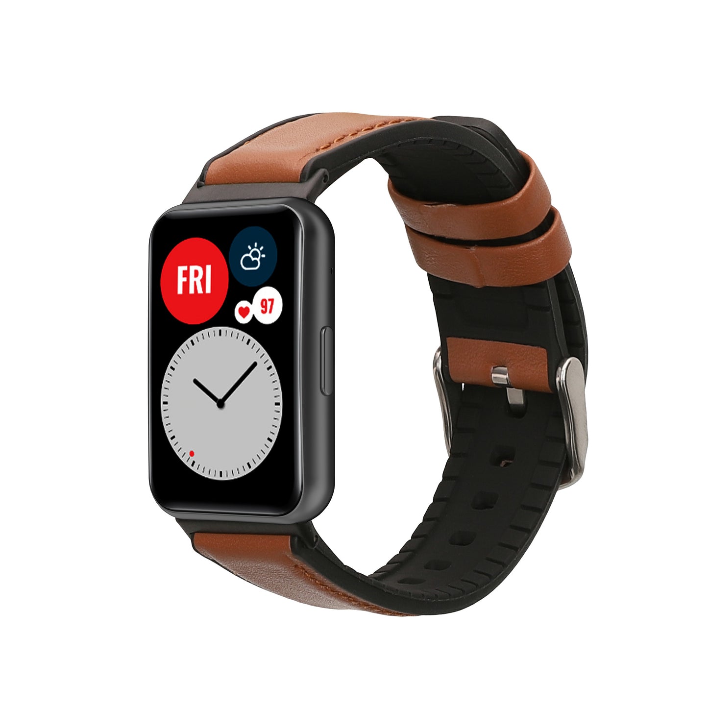 kwmobile Uhrenarmband für Huawei Watch Fit 2 Armband Ersatzarmband für Fitnesstracker mit Uhrenverschluss Wechselarmband Smartwatch