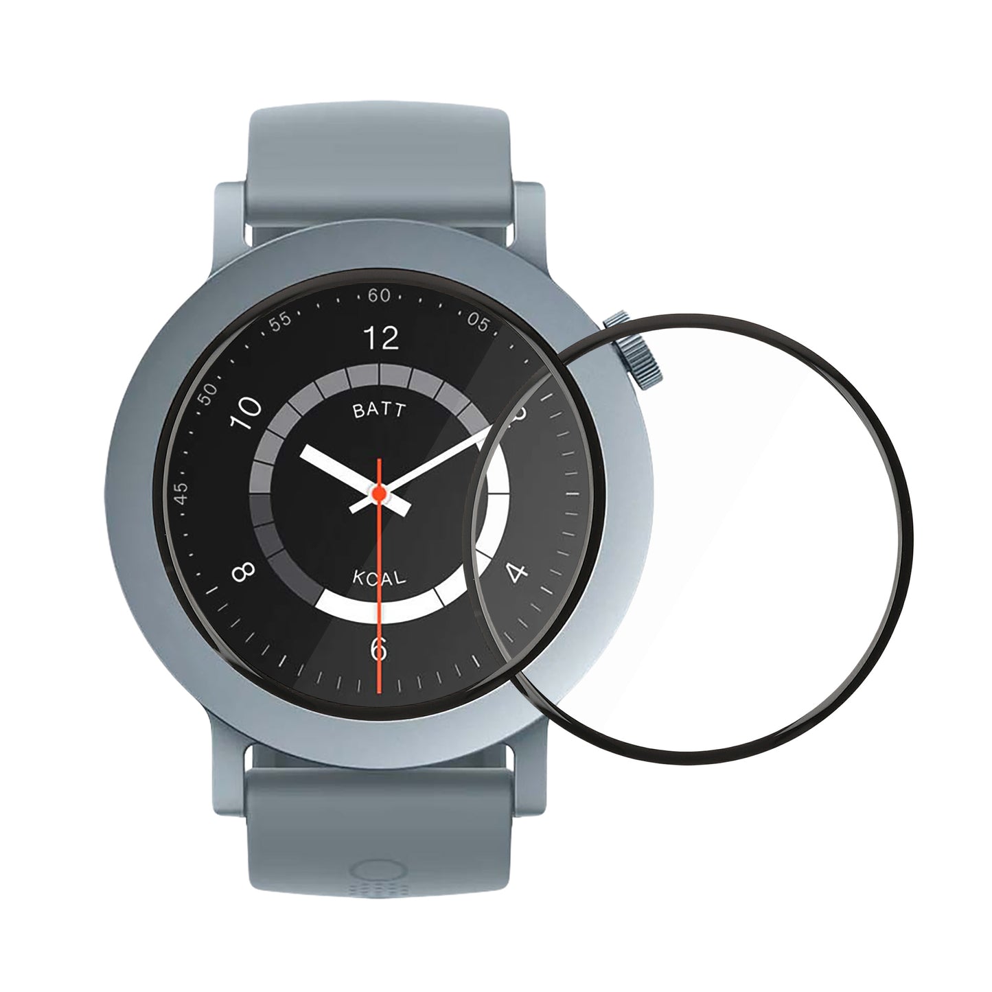 kwmobile Displayschutzfolie kompatibel mit CMF Watch 3 Pro Folie Schutzfolie für Fitness Tracker robuster Displayschutz