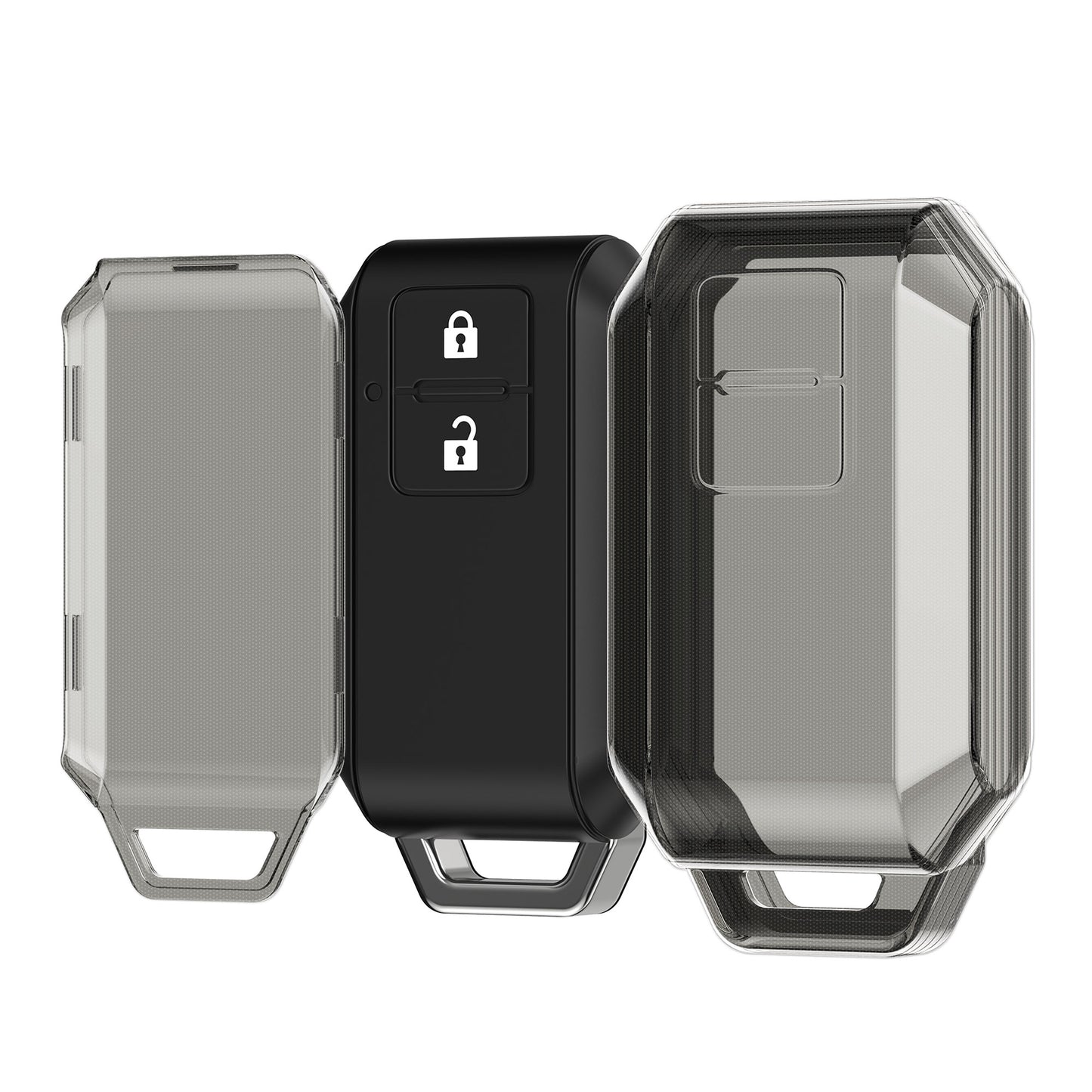 kwmobile Autoschlüssel Hülle kompatibel mit Suzuki 2-Tasten Autoschlüssel Keyless Go