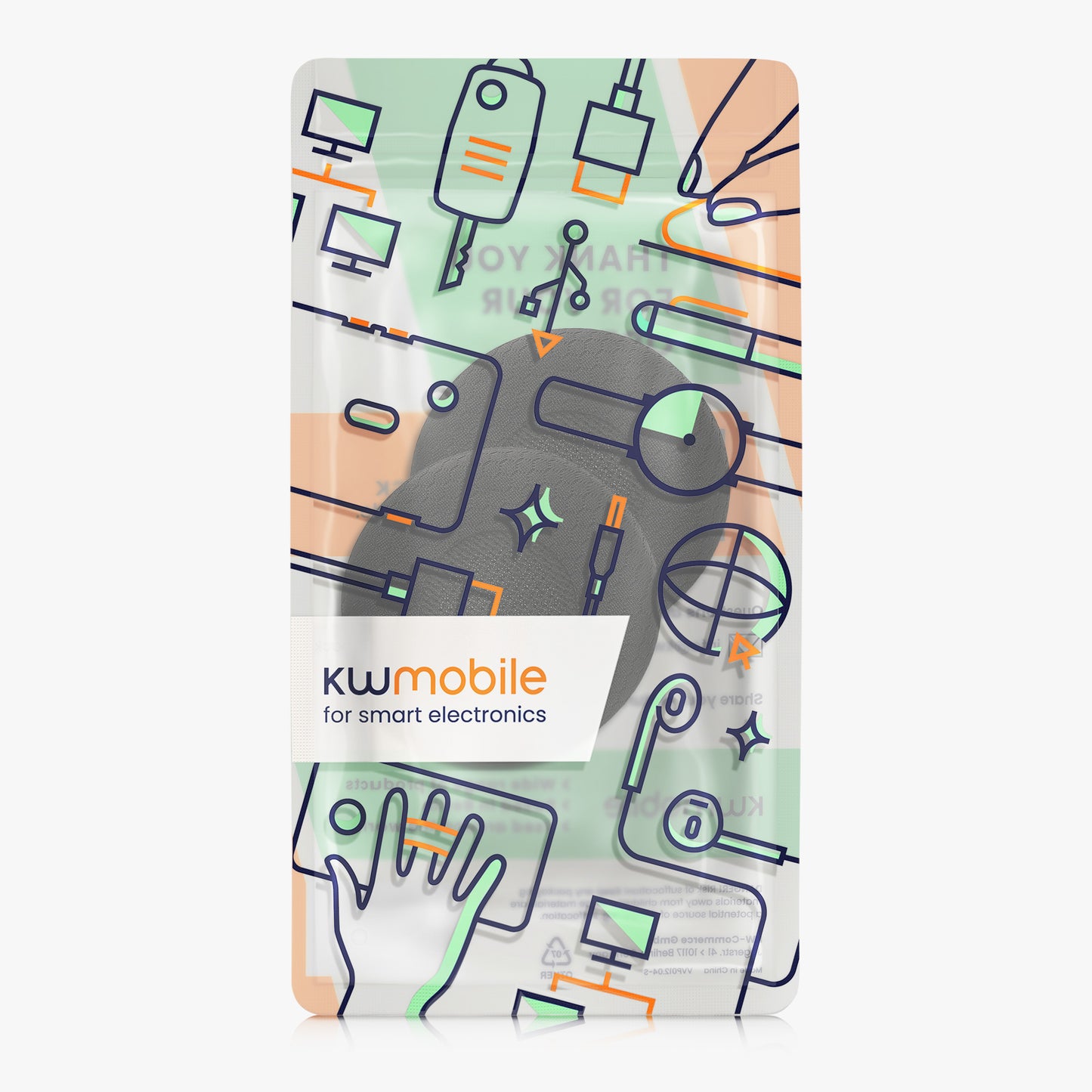 kwmobile Ohr Polster für Jabra Evolve 20 / 20se / 30 / 30II / 40 / 65 Ohrpolster Ersatz Kopfhörer Ersatzteile Kopfhörer Ersatzpolster für Over Ear Headphones