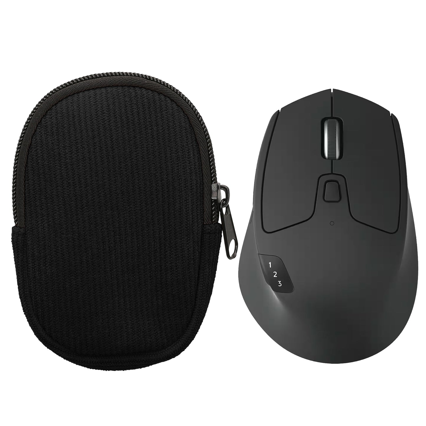 kwmobile Maus Tasche kompatibel mit Logitech M720 TRIATHLON / M705 MARATHON Hülle - Case für Bluetooth Maus aus robustem und Neopren Stoff