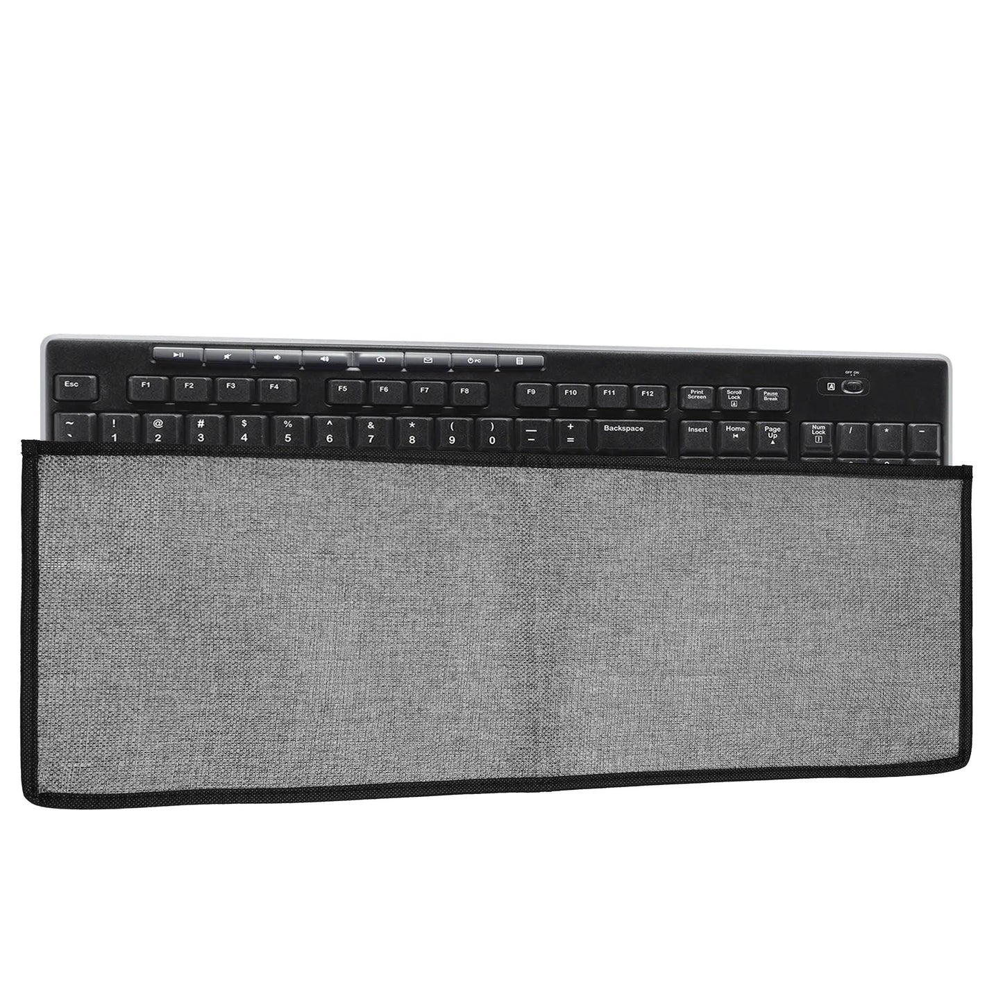 kwmobile Tastaturabdeckung kompatibel mit Logitech MK270 Wireless Tastatur Hülle - Staubschutz Abdeckung mit Reißverschluss - Keyboard Cover