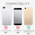 Leder Hülle kompatibel mit Apple iPhone SE (2022) / iPhone SE (2020) / iPhone 8 / iPhone 7