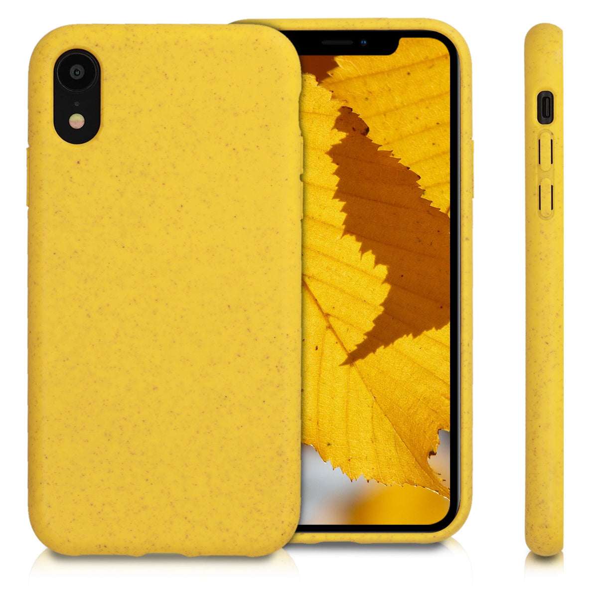 iPhone XR Handyhülle Naturfaser Matt