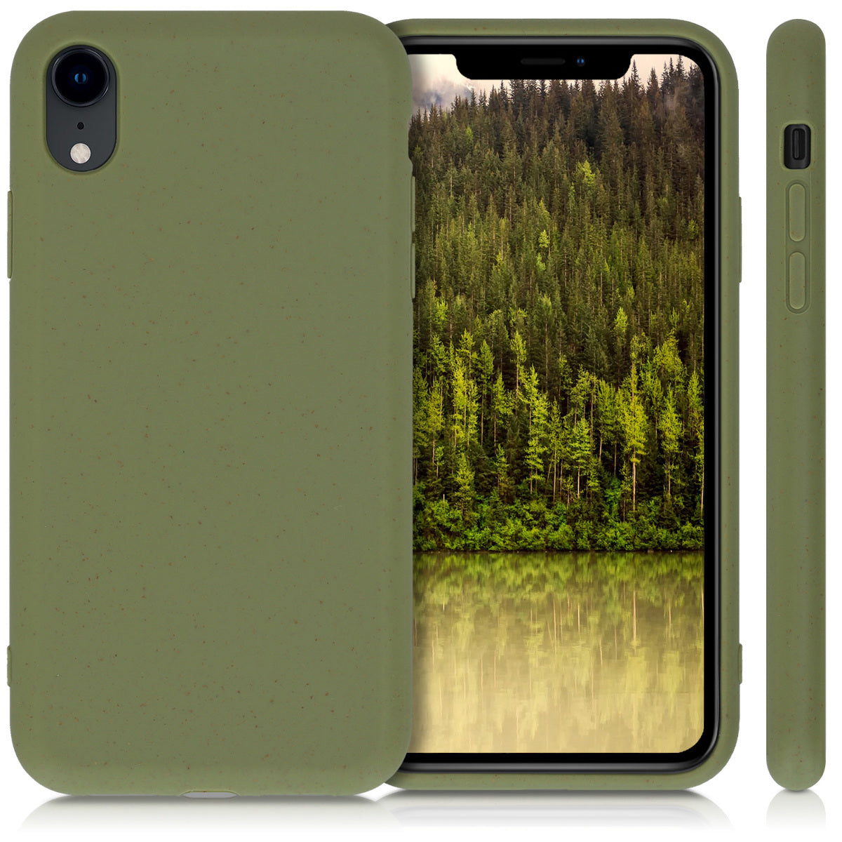 iPhone XR Handyhülle Naturfaser Matt