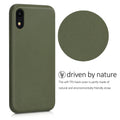 iPhone XR Handyhülle Naturfaser Matt