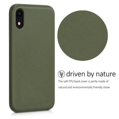 iPhone XR Handyhülle Naturfaser Matt