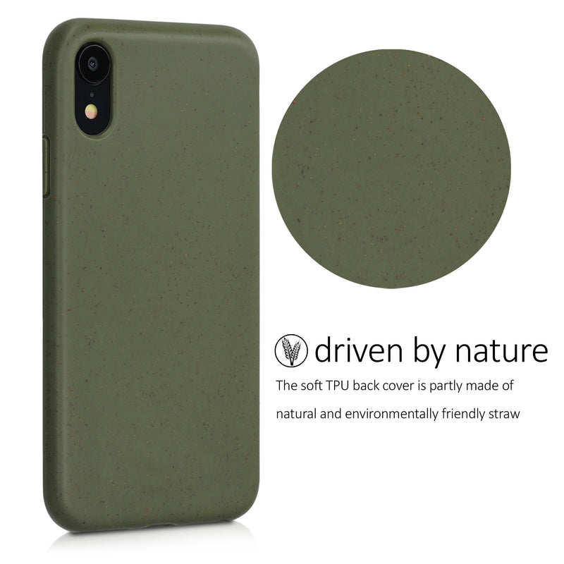 iPhone XR Handyhülle Naturfaser Matt