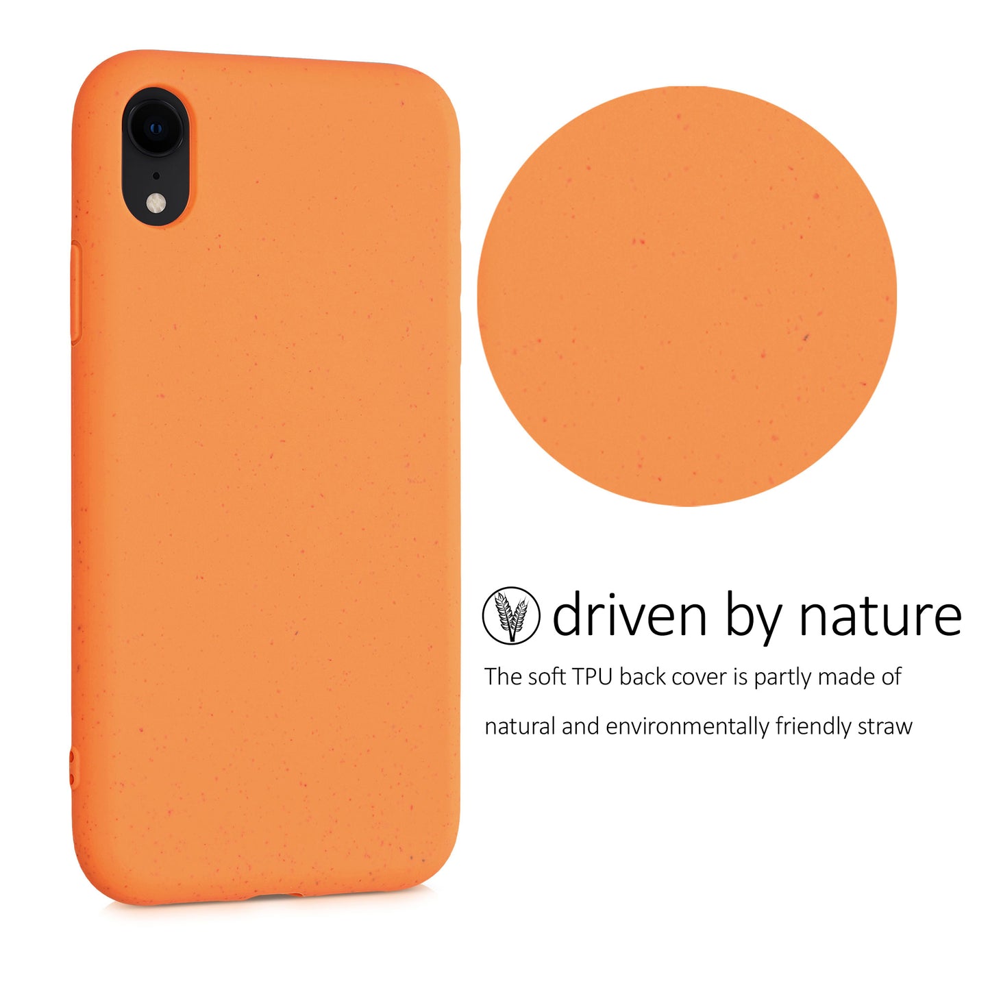 iPhone XR Handyhülle Naturfaser Matt