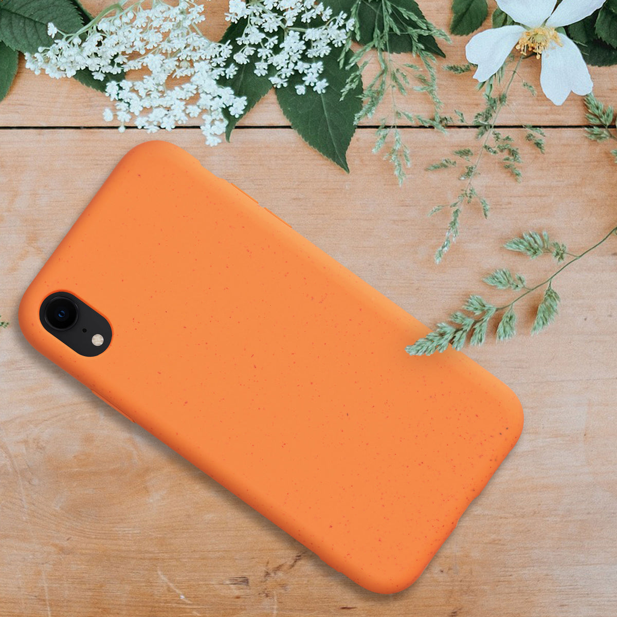iPhone XR Handyhülle Naturfaser Matt