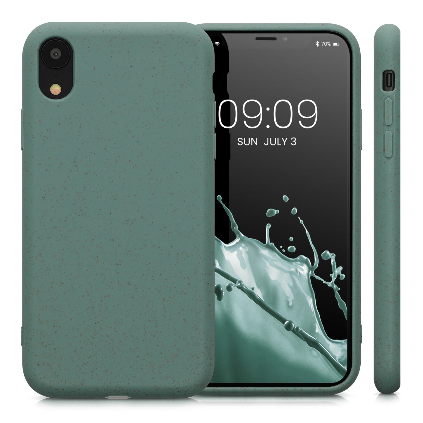 iPhone XR Handyhülle Naturfaser Matt