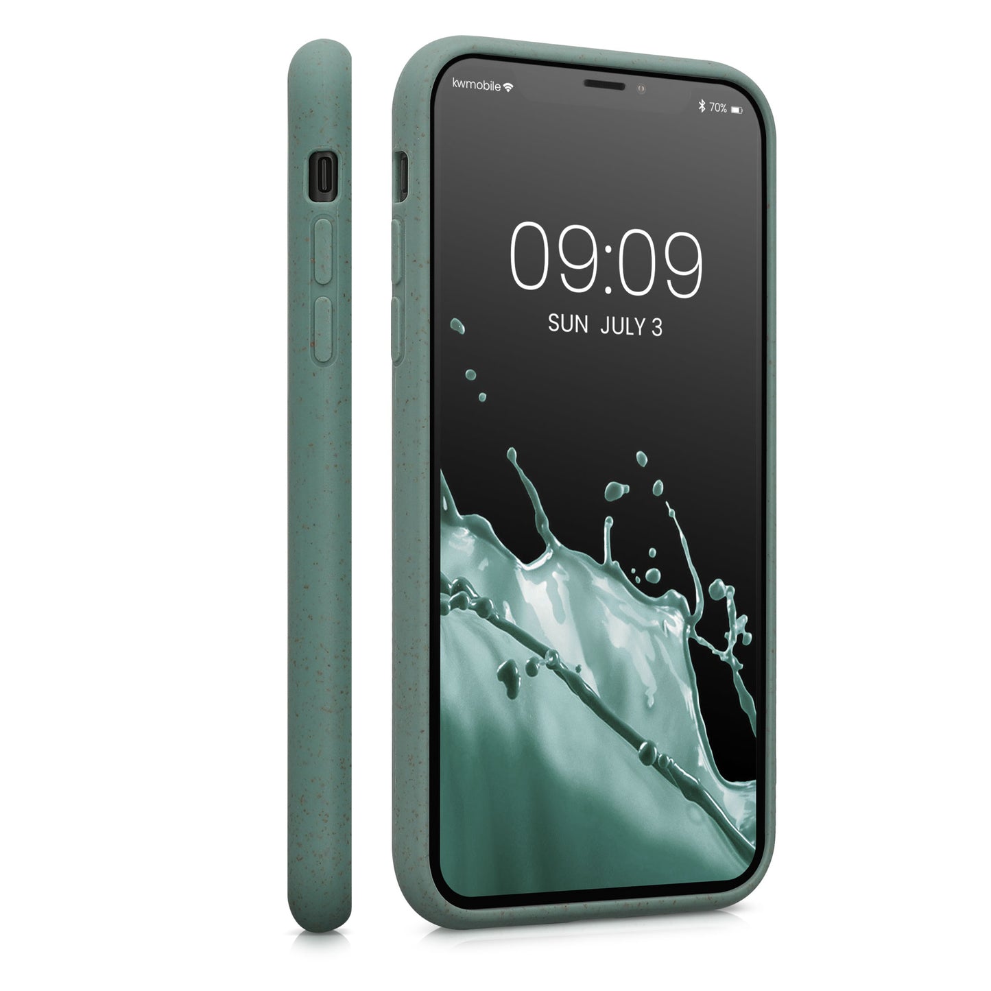 iPhone XR Handyhülle Naturfaser Matt