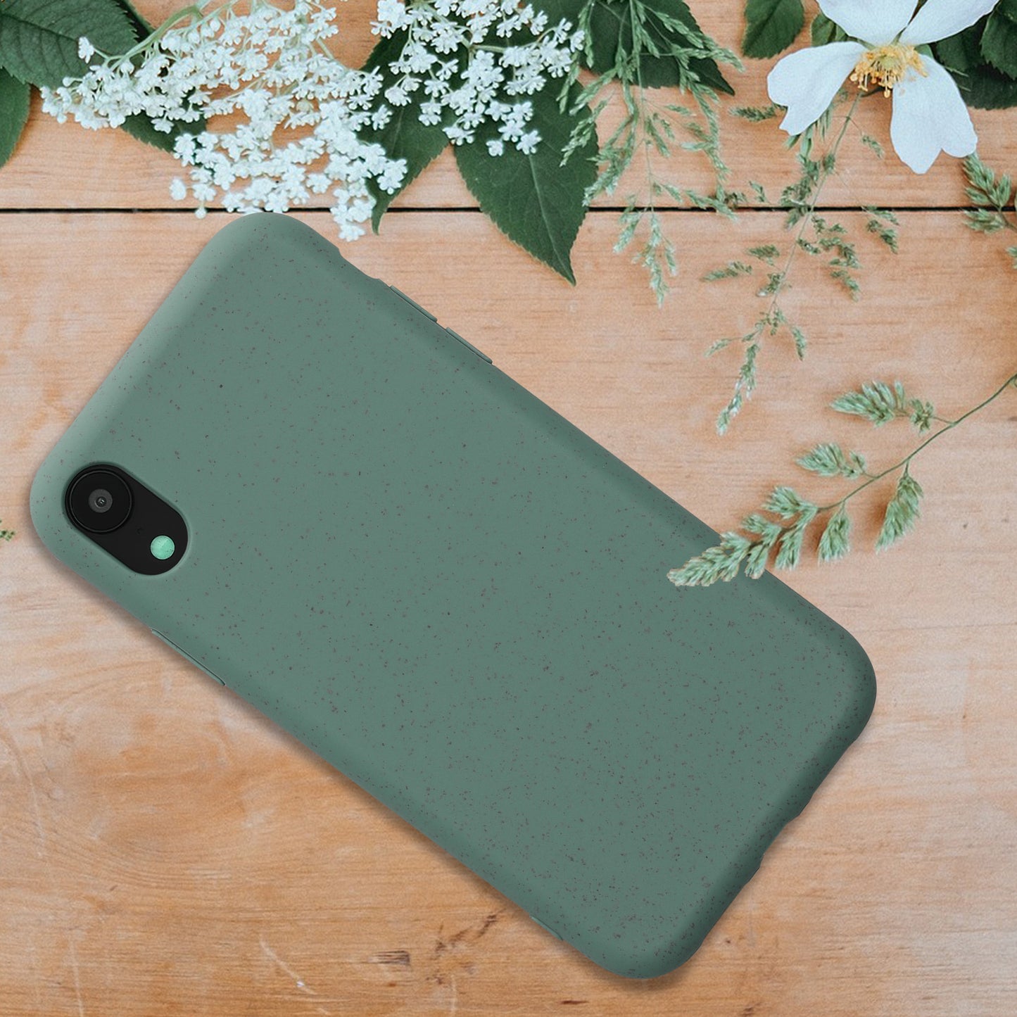 iPhone XR Handyhülle Naturfaser Matt