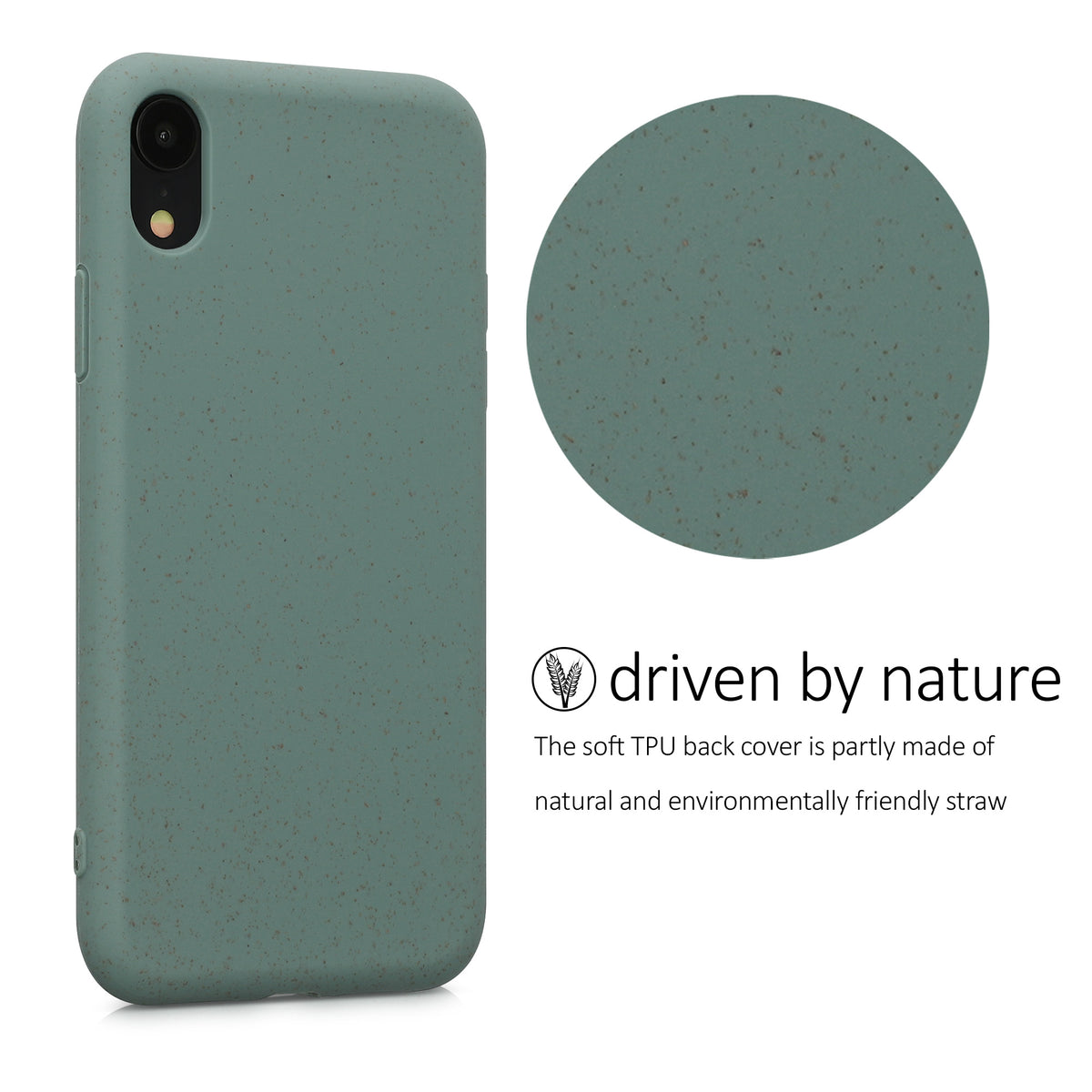 iPhone XR Handyhülle Naturfaser Matt