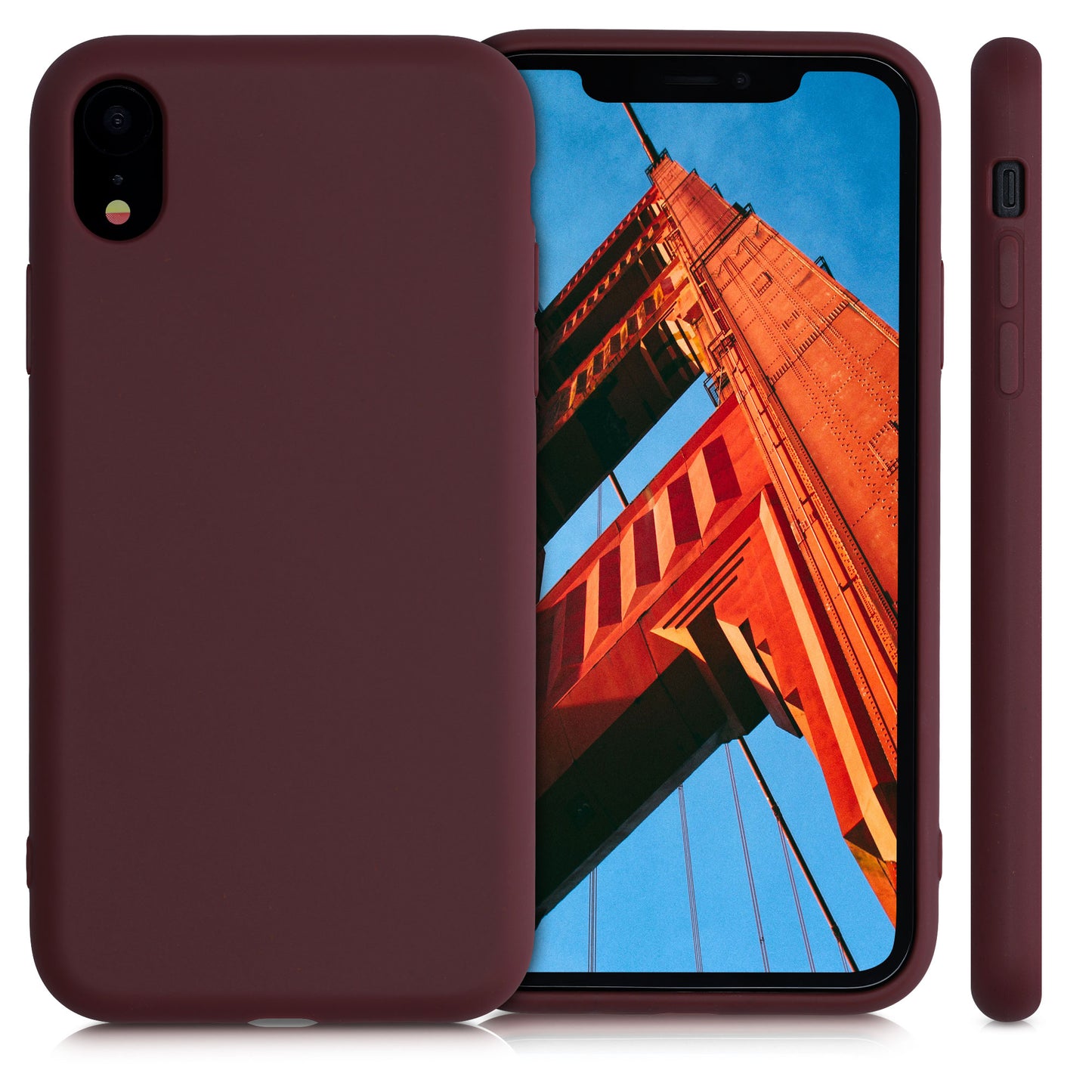 iPhone XR Handyhülle Naturfaser Matt
