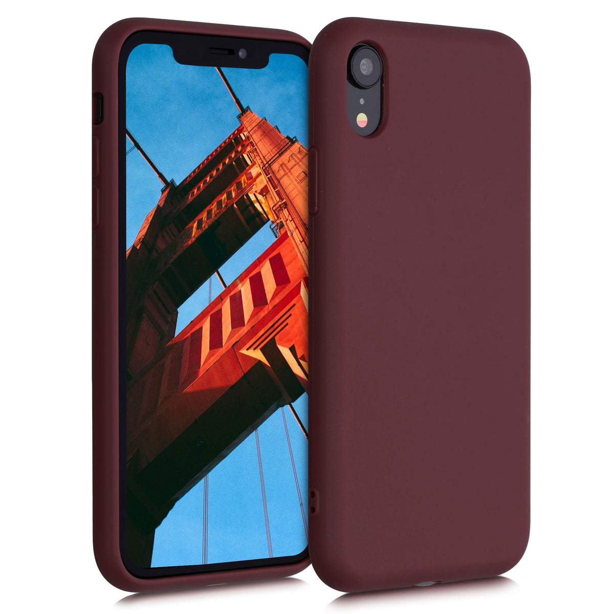 iPhone XR Handyhülle Naturfaser Matt