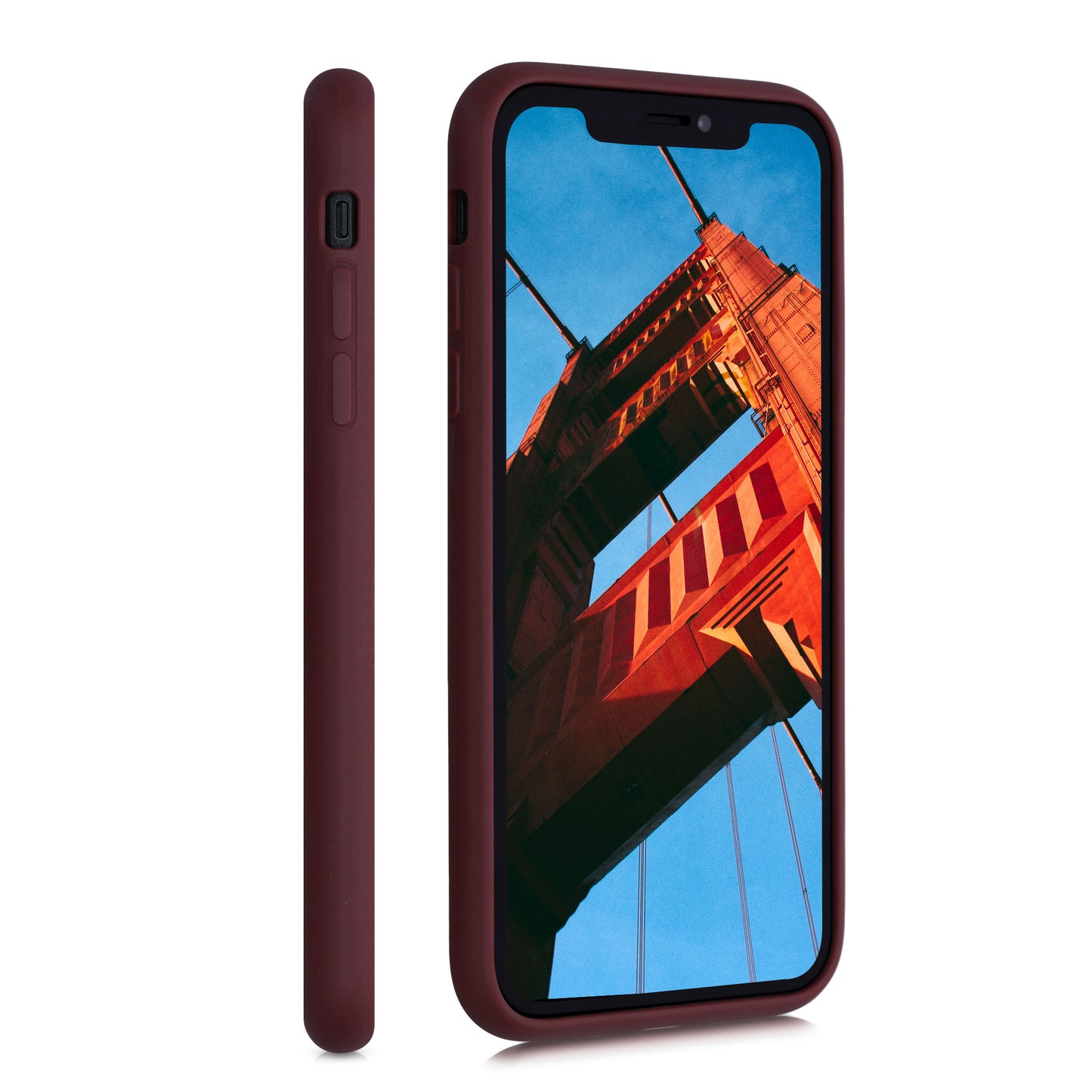 iPhone XR Handyhülle Naturfaser Matt