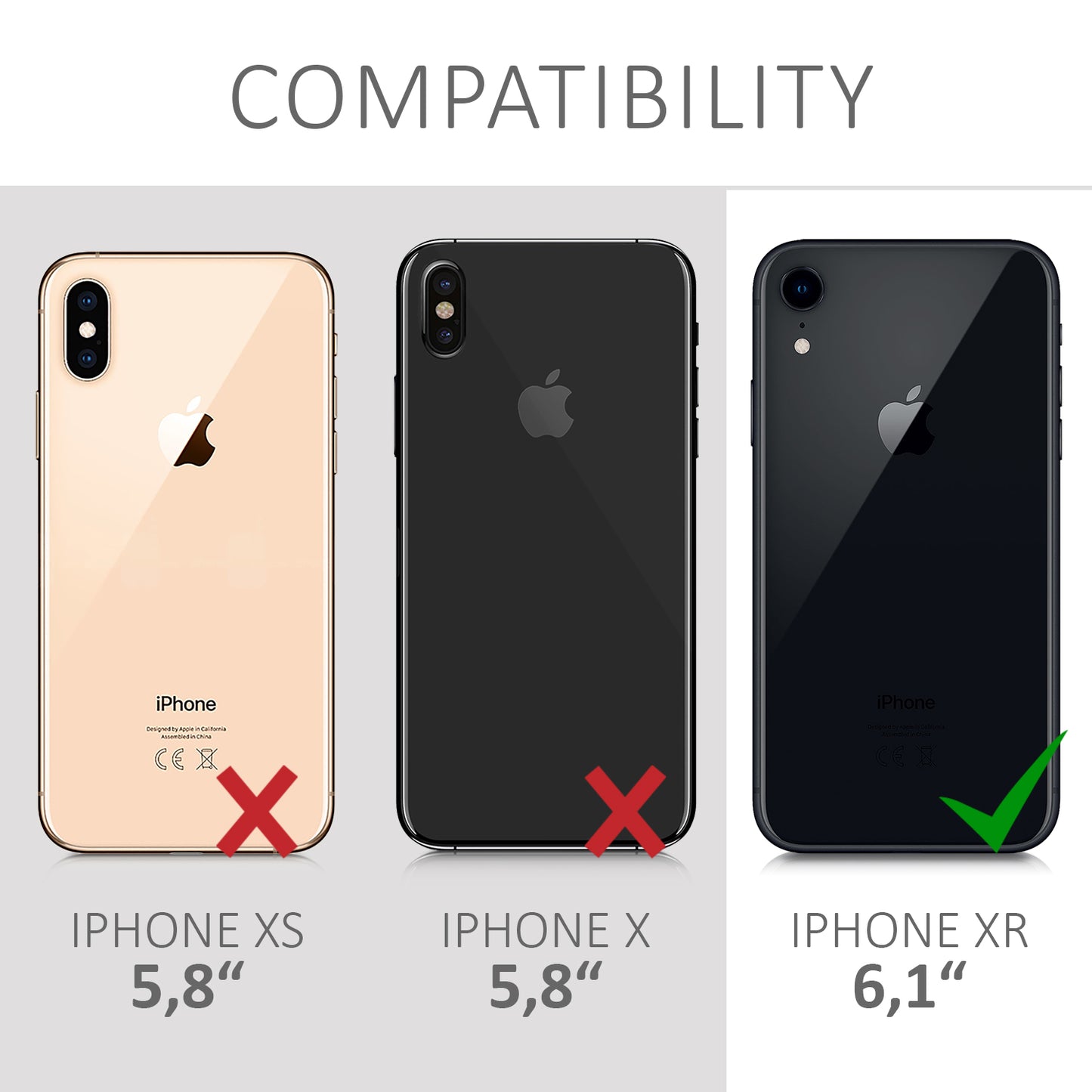 iPhone XR Handyhülle Naturfaser Matt