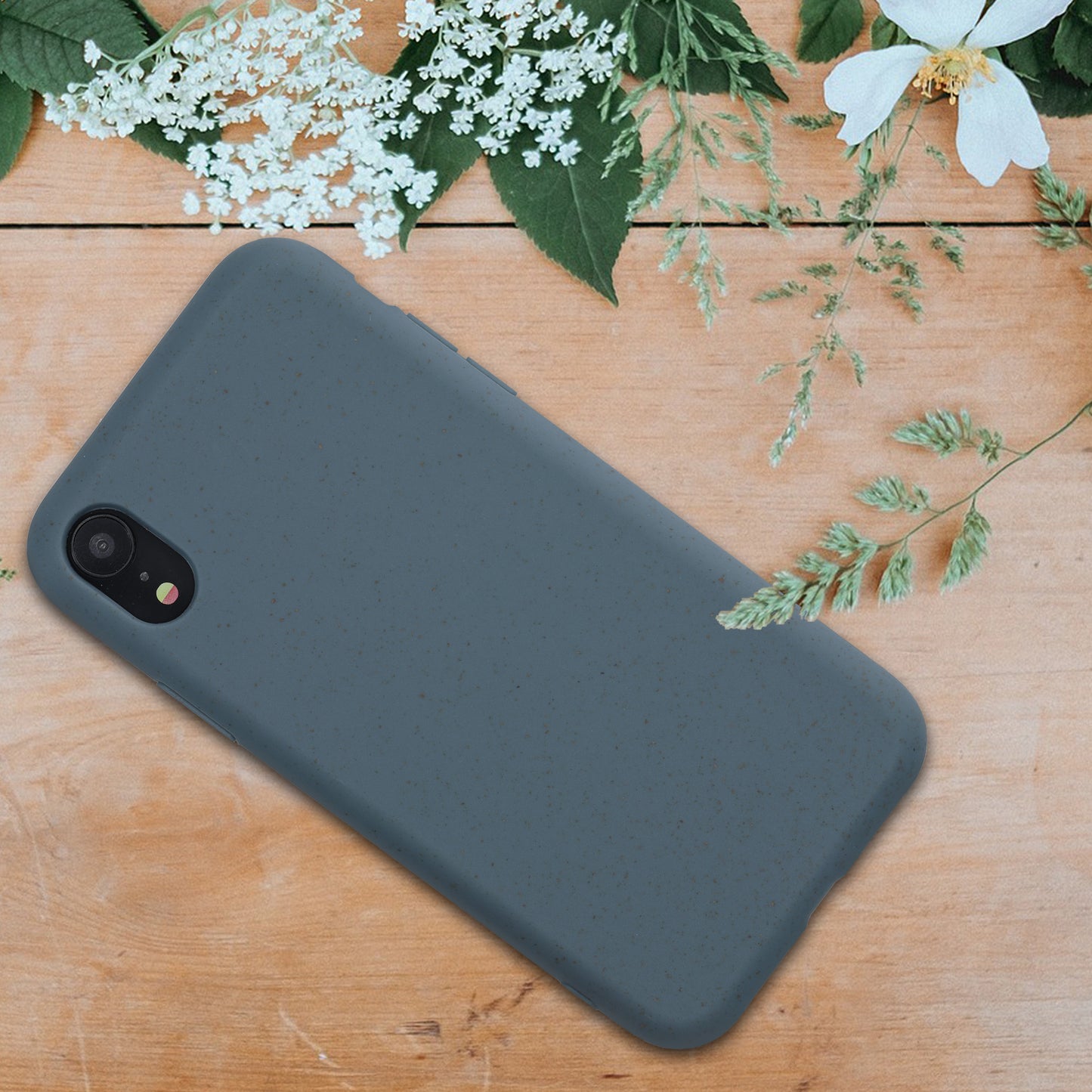iPhone XR Handyhülle Naturfaser Matt