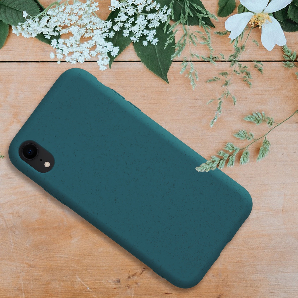 iPhone XR Handyhülle Naturfaser Matt