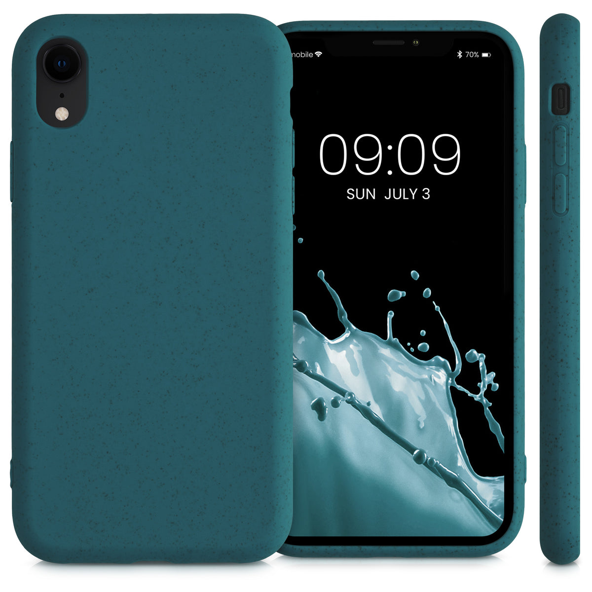 iPhone XR Handyhülle Naturfaser Matt