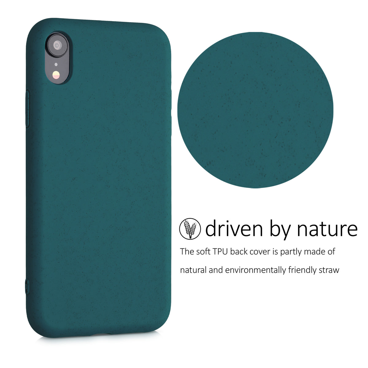 iPhone XR Handyhülle Naturfaser Matt