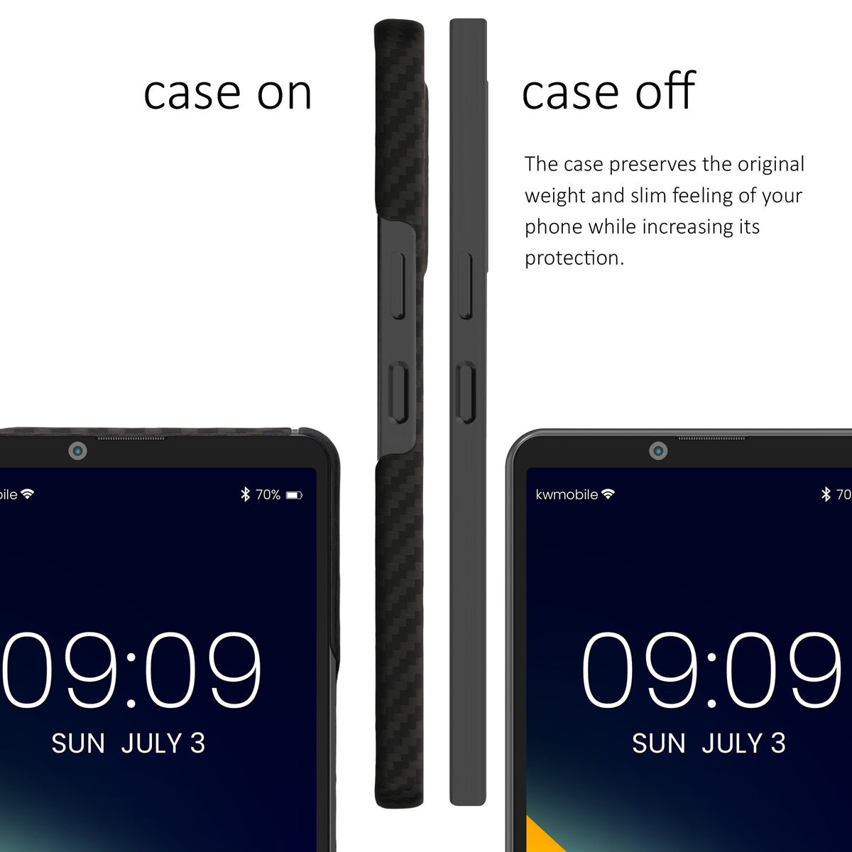 Sony Xperia 10 V Handyhülle Carbon Schwarz
