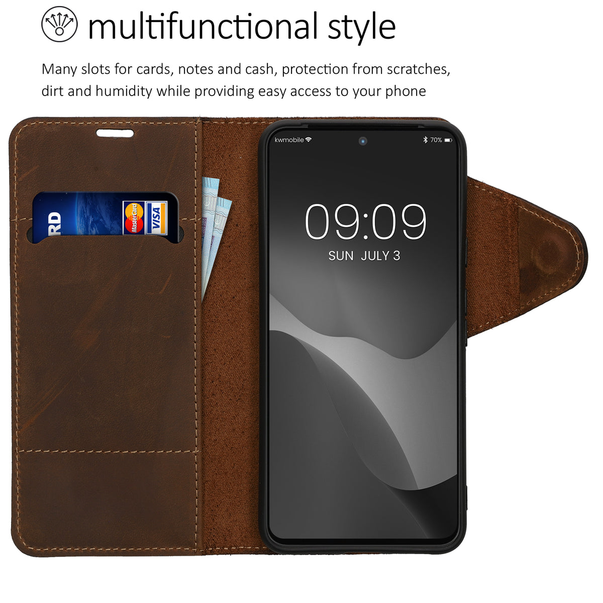 kalibri Wallet Case kompatibel mit Google Pixel 8