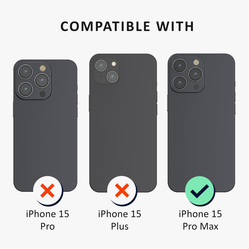 iPhone 15 Pro Max Handyhülle Milchglas Dunkelblau