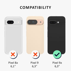 Google Pixel 9a Handyhülle Carbon Schwarz