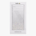 kalibri Hülle kompatibel mit Google Pixel 7 Case - Glitzer Cover - Acryl TPU Schutzhülle - Handyhülle in Silber