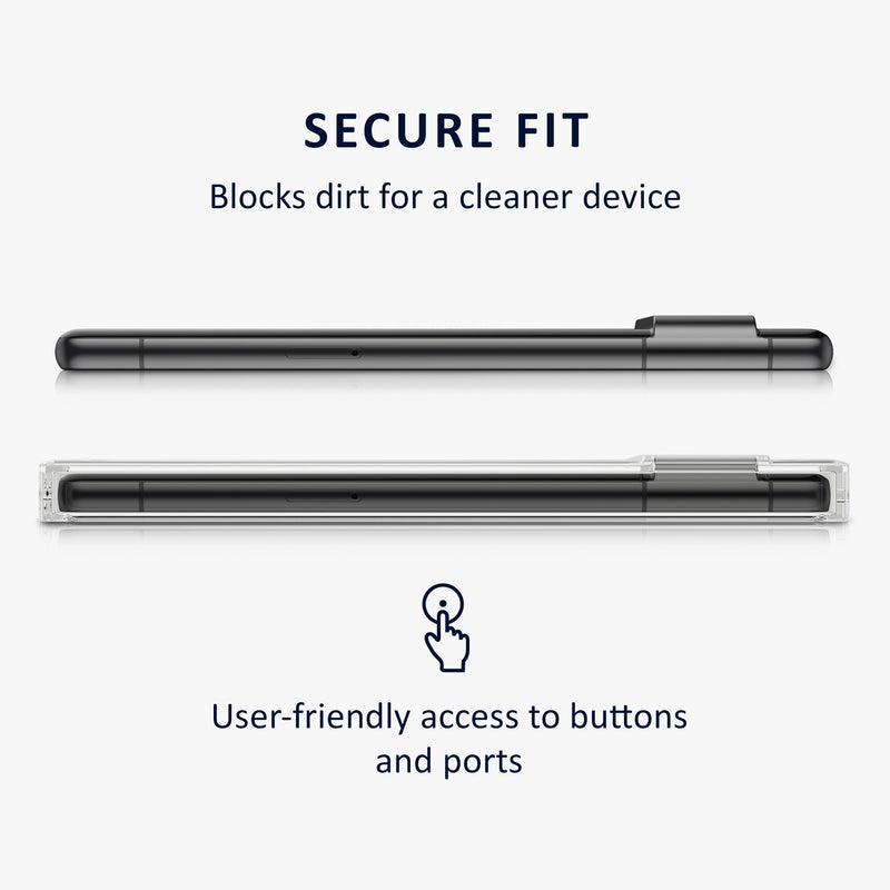 kalibri Hülle kompatibel mit Google Pixel 7 Case - Glitzer Cover - Acryl TPU Schutzhülle - Handyhülle in Silber