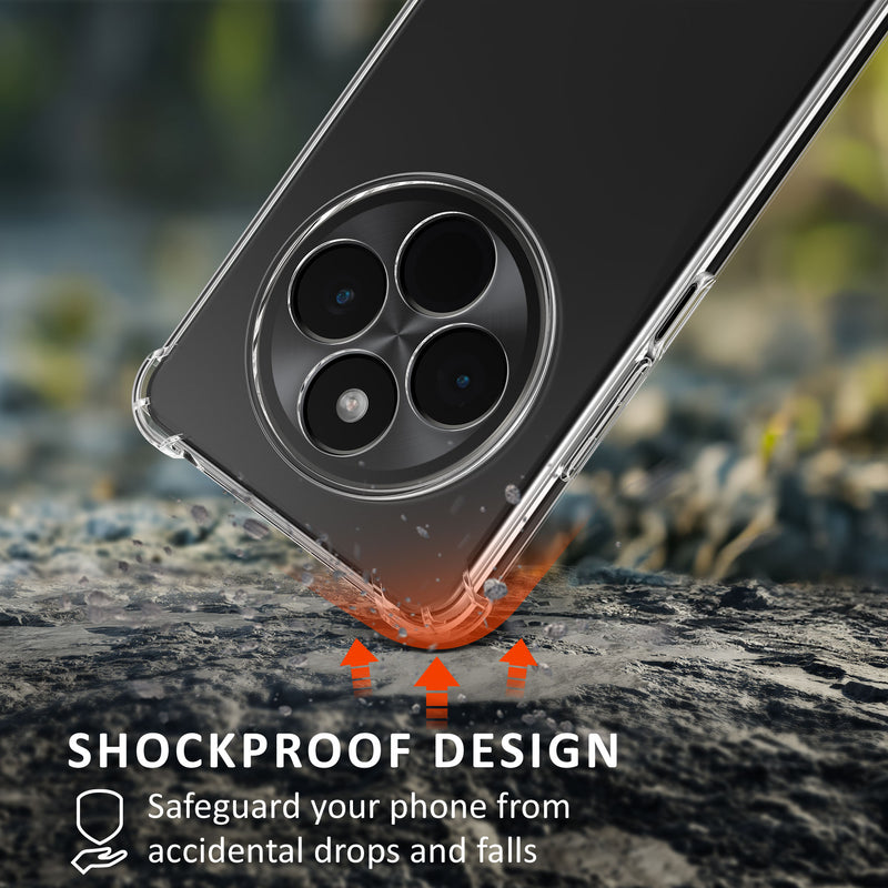 kalibri Hülle kompatibel mit Xiaomi Redmi 14C / Poco C75 Case - Handyhülle mit 2x Glas Schutz Folie - Cover Handyhülle