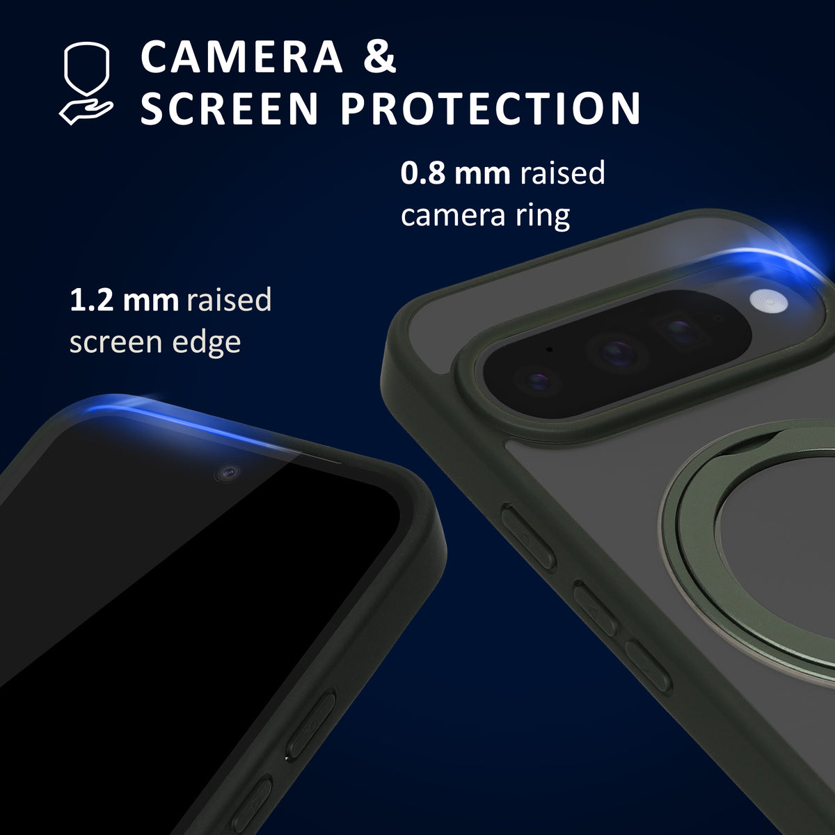 Google Pixel 10 / Pixel 10 Pro mit MagSafe Handyhülle mit Ringhalter