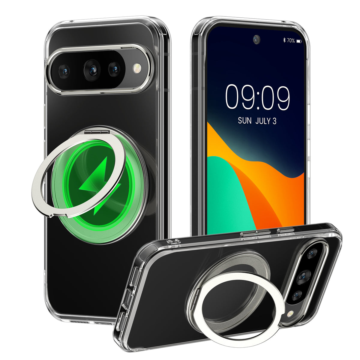 Google Pixel 10 / Pixel 10 Pro mit MagSafe Handyhülle mit Ringhalter