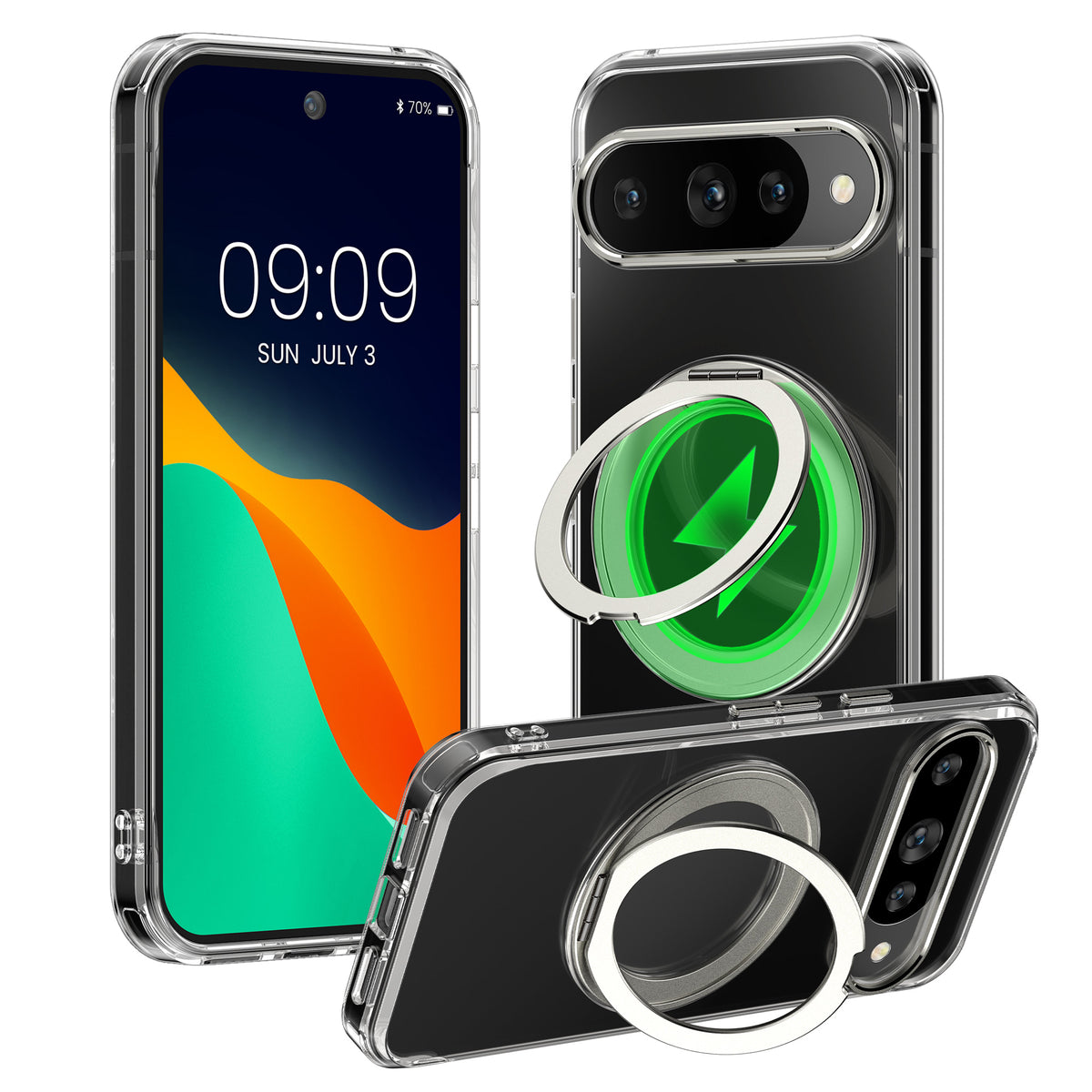 Google Pixel 10 / Pixel 10 Pro mit MagSafe Handyhülle mit Ringhalter
