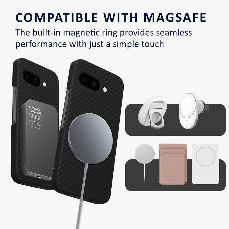 kalibri Hülle für Google Pixel 9a Hülle - Cover Case Handyhülle - Kompatibel mit MagSafe