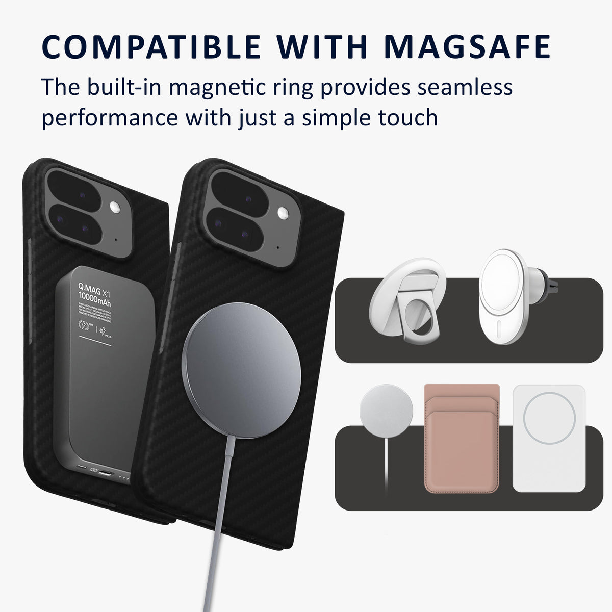 kalibri Hülle für Google Pixel 9 Pro Fold Hülle - Cover Case Handyhülle - Kompatibel mit MagSafe
