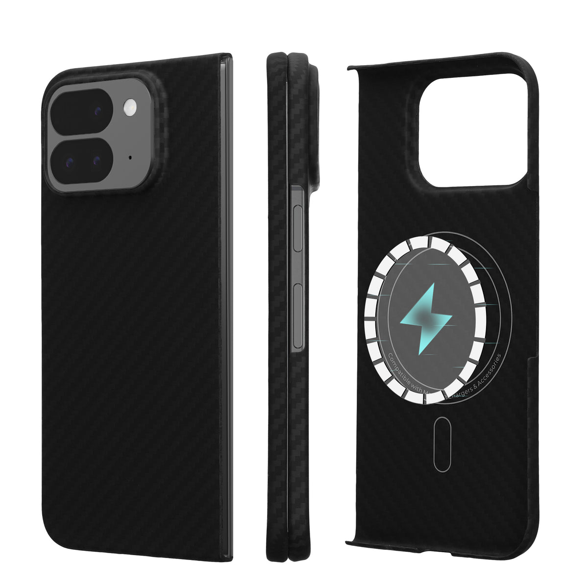 kalibri Hülle für Google Pixel 9 Pro Fold Hülle - Cover Case Handyhülle - Kompatibel mit MagSafe