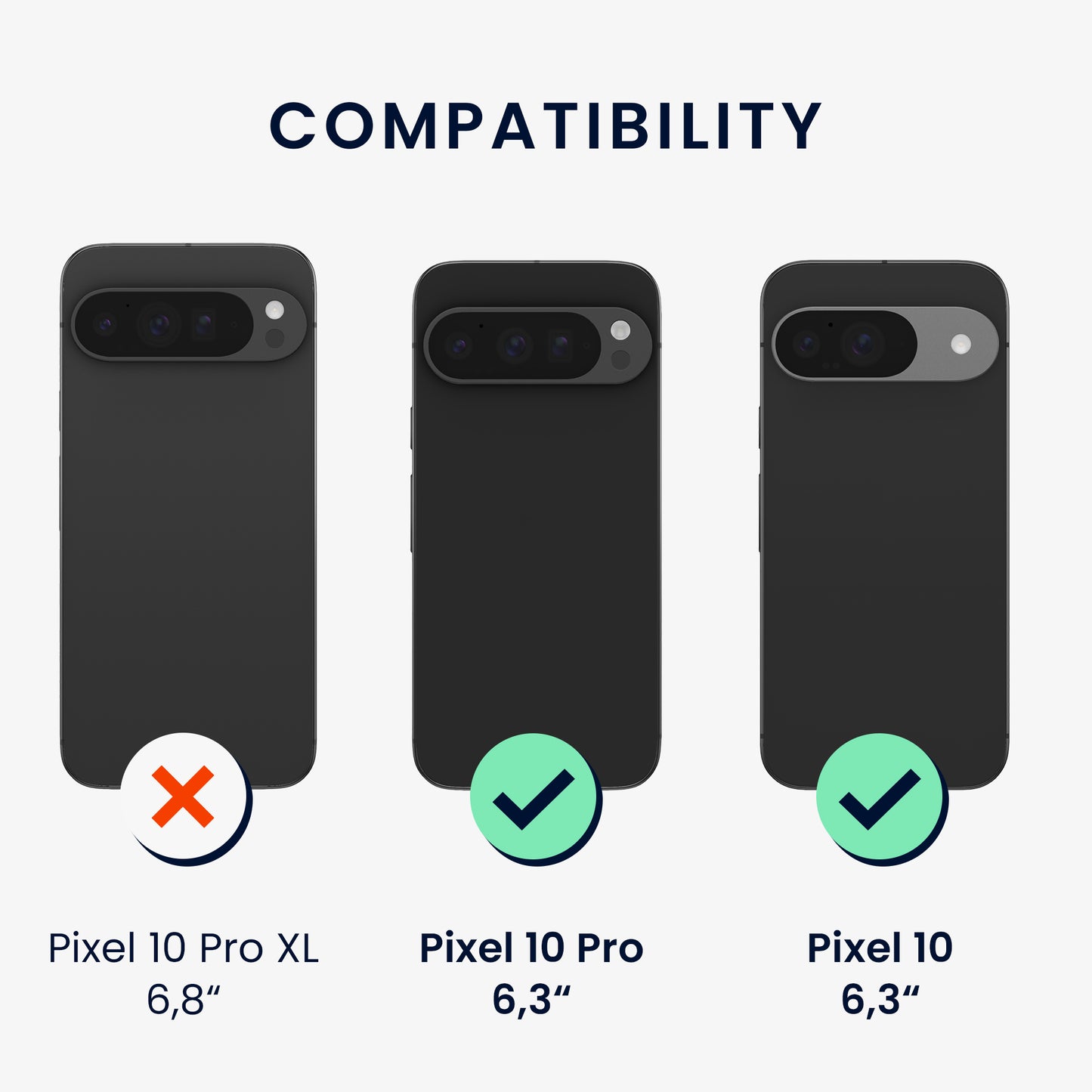 kalibri Hülle für Google Pixel 10 / Pixel 10 Pro Hülle - Cover Case Handyhülle - Kompatibel mit MagSafe