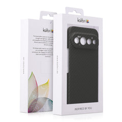 kalibri Schutzhülle kompatibel mit Google Pixel 11 Pro - Hülle Aramid - Handy Cover Case Handyhülle Schwarz matt