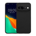 kalibri Schutzhülle kompatibel mit Google Pixel 11 Pro - Hülle Aramid - Handy Cover Case Handyhülle Schwarz matt
