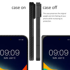 kalibri Schutzhülle kompatibel mit Google Pixel 11 Pro Fold - Hülle Aramid - Handy Cover Case Handyhülle Schwarz matt