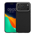 kalibri Schutzhülle kompatibel mit Apple iPhone 17 Pro - Hülle Aramid Schwarz matt