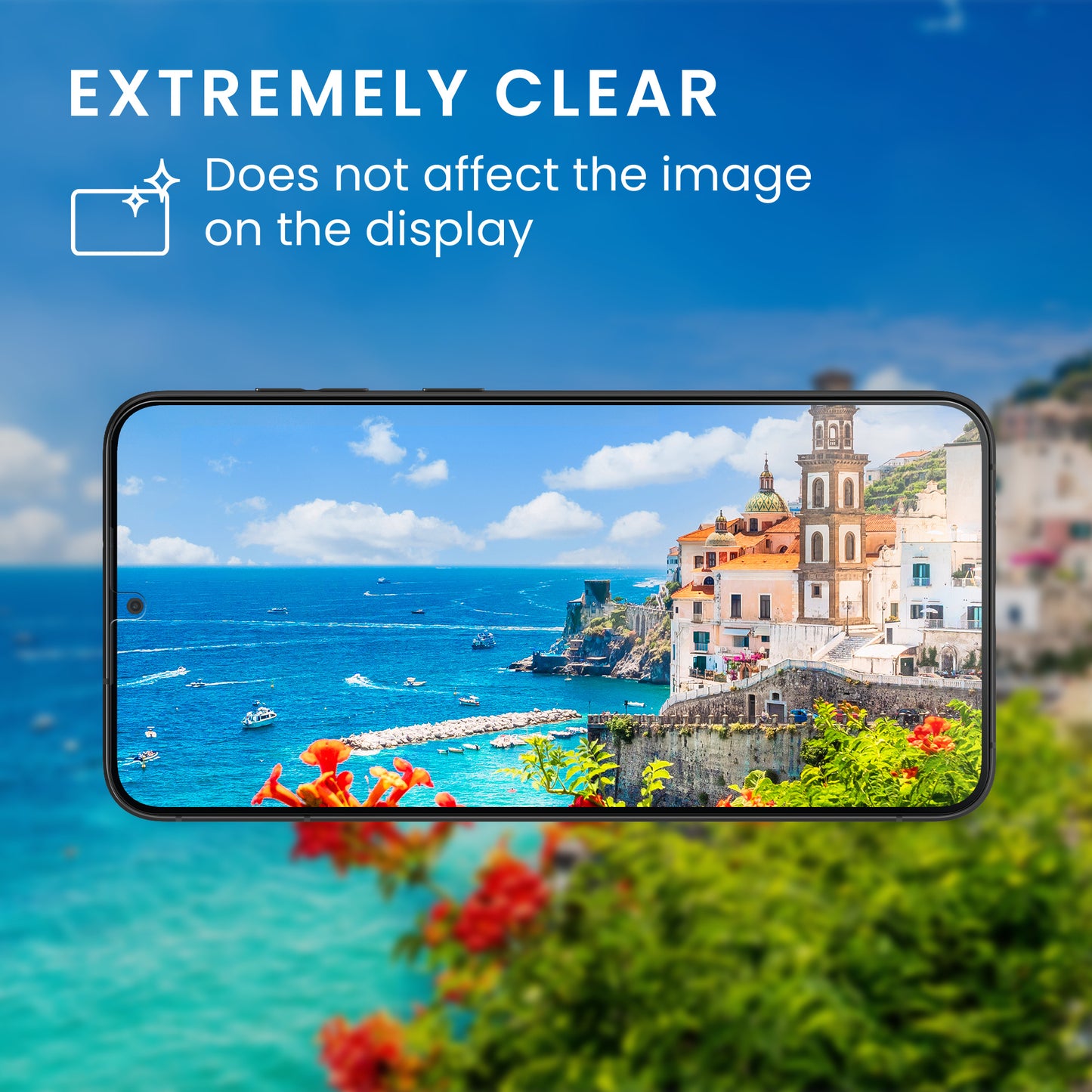 kalibri Panzer Schutz Glas Folie für Samsung Galaxy S24 Plus Glas Schutzfolie Set Full Display Screen Protector Handy Schutzglas kratzfest mit Installationshilfe