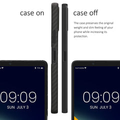 Sony Xperia 10 VI Handyhülle Carbon Schwarz